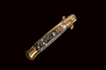 Custom PATP Gold Switchblade Knife - Image 2
